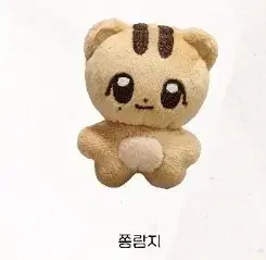 세븐틴 쫑람지 원가 판매 도토리침낭 10cm 8cm 정한 인형